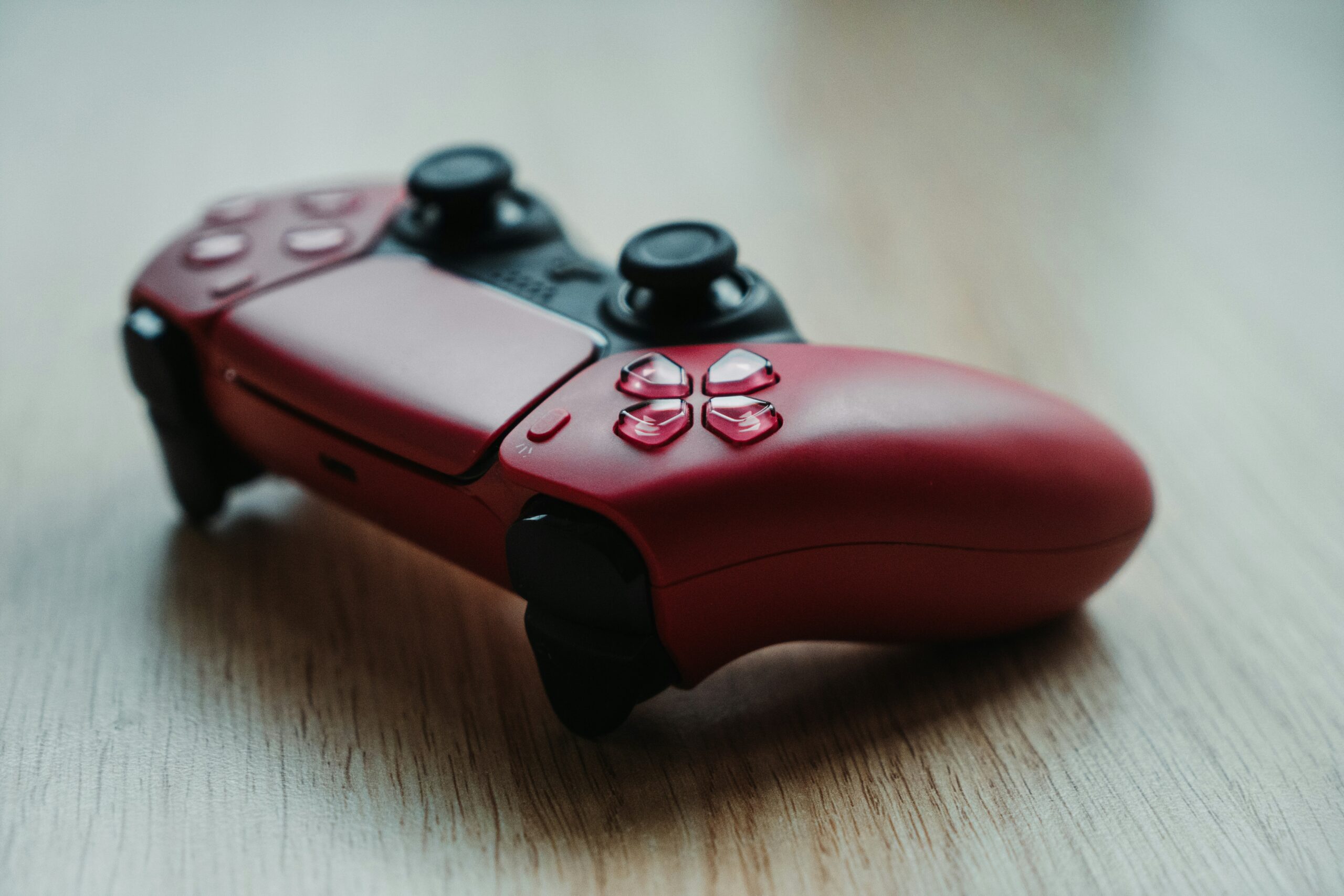 a close up of a video game controller