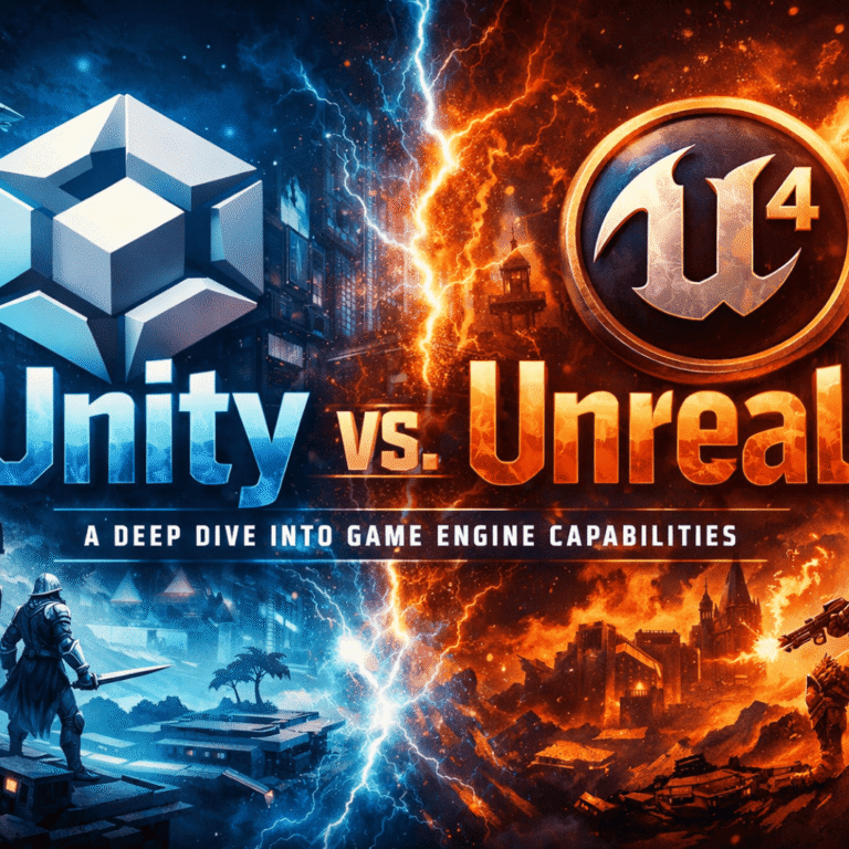 Unity vs. Unreal: A Deep Dive into Game Engine Capabilities 4 Unity vs. Unreal: A Deep Dive into Game Engine Capabilities