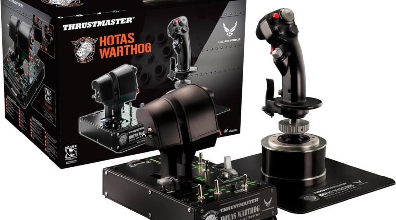 Thrustmaster HOTAS Warthog: Precision PC Flight Control with HallEffect Accuracy