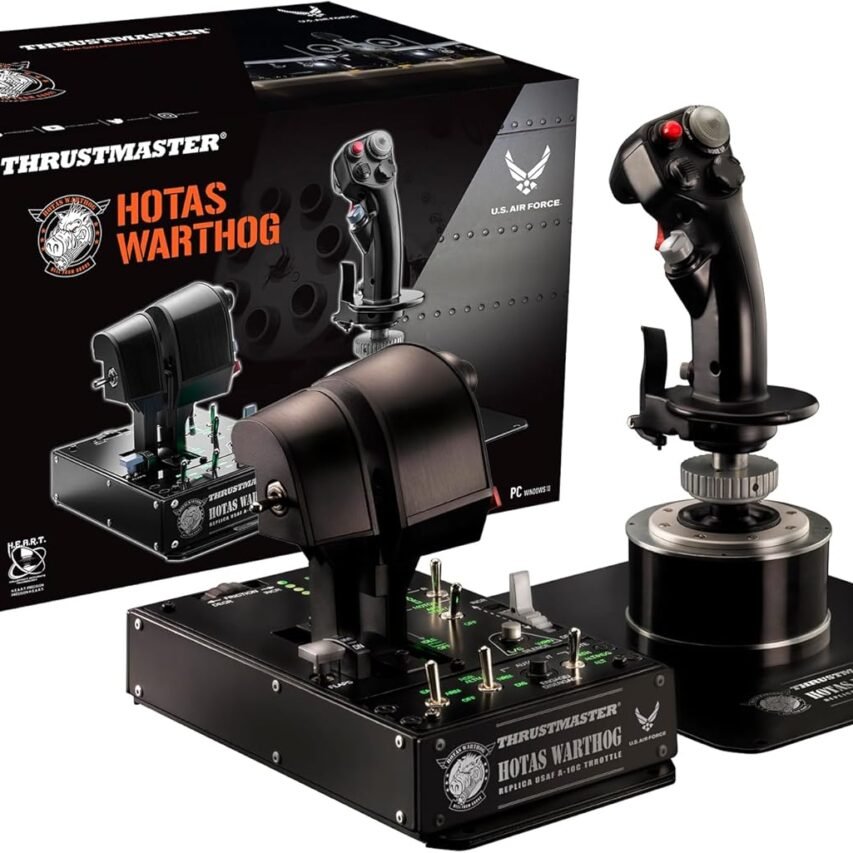 Thrustmaster HOTAS Warthog: Precision PC Flight Control with HallEffect Accuracy